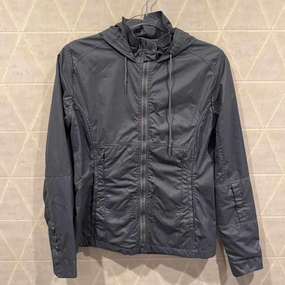 Title Nine Women's Full Zip Packable Windbreaker Jacket Gray Size XSmall Coat
